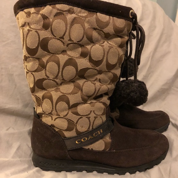 Coach Shoes - COACH  Juniper winter boots size 7